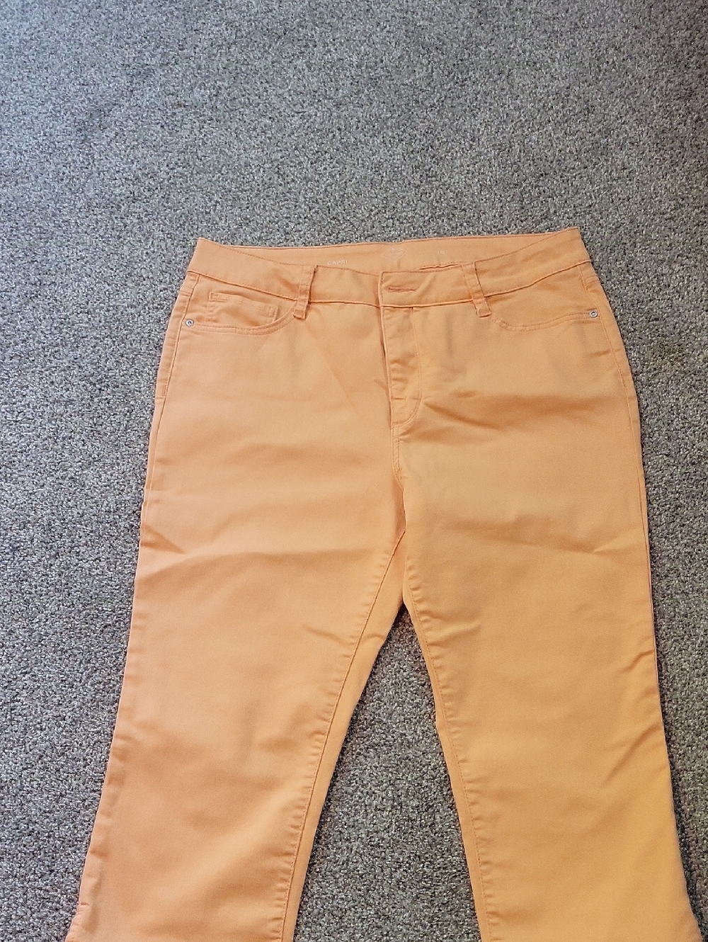 St. John's Bay Straight-Leg Jeans in Light Orange